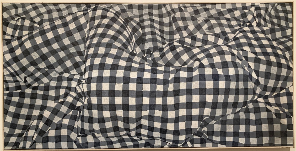 Schilderij van Har Sanders (1929-2010) 'Jeannetje verstopt'